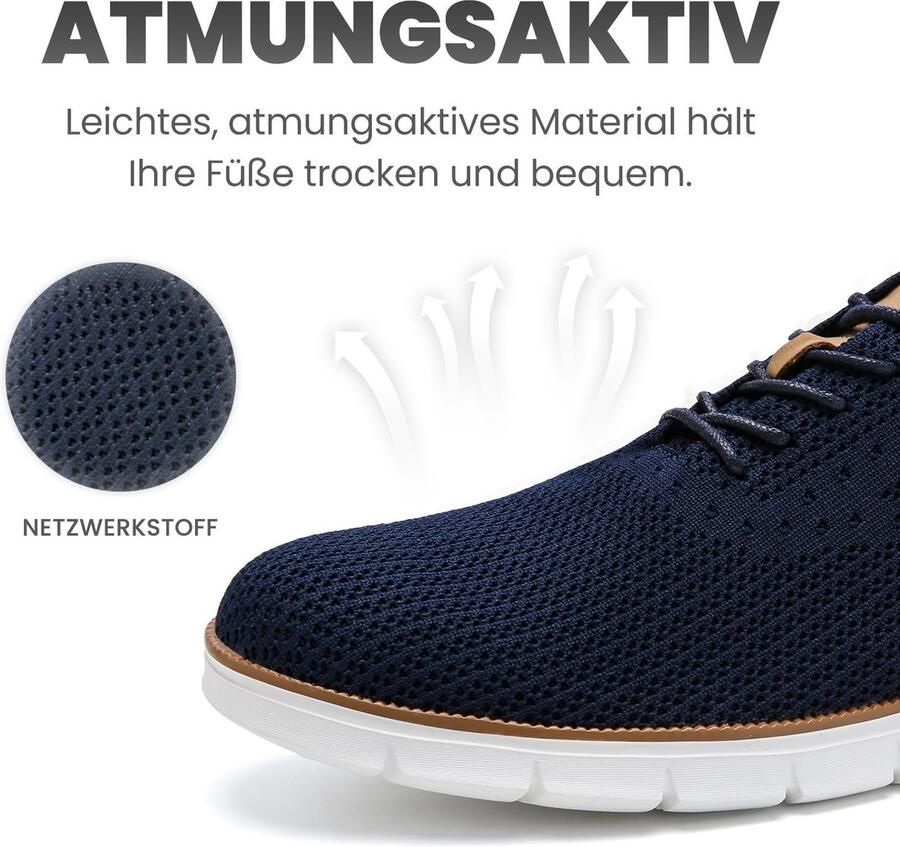 SolidKeus Ademend en Comfortabel Formeel Oxford Schoen voor Heren