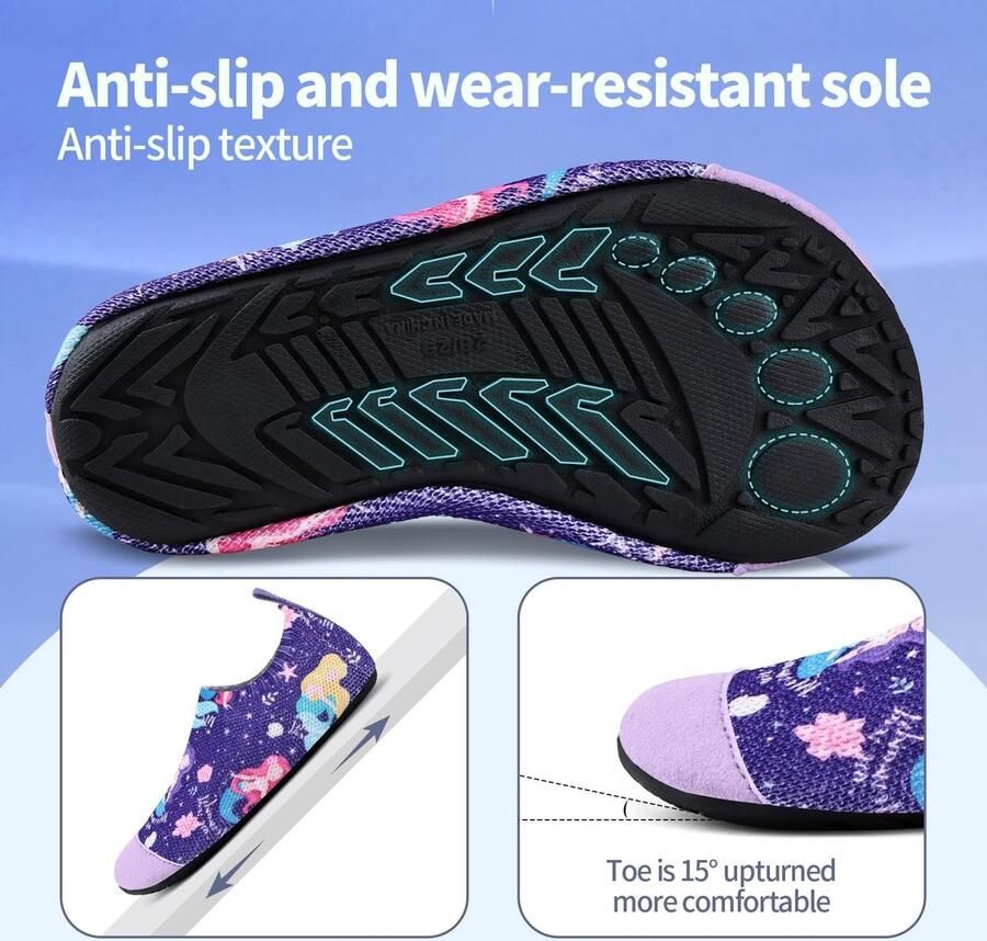 SolidKeus Meisjes Slippers Antislip Lichtgewicht Gym Slippers Ademend