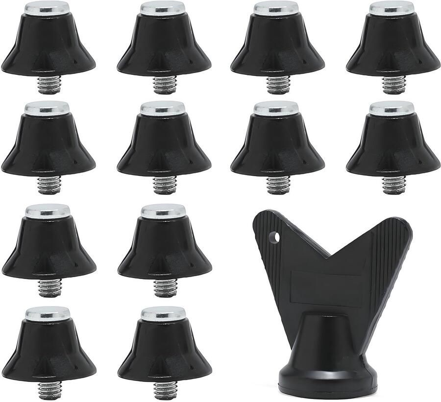 SolidKeus Set van 12 Reserve Noppen voor Voetbalschoenen