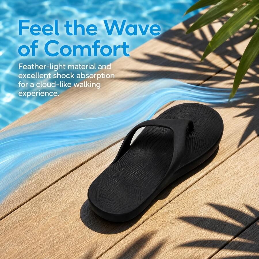 SolidKeus Unisex Comfortabele Flip Flops voor Strand en Zwembad