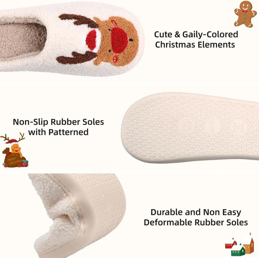 SolidKeus Warme en Comfortabele Slippers voor en