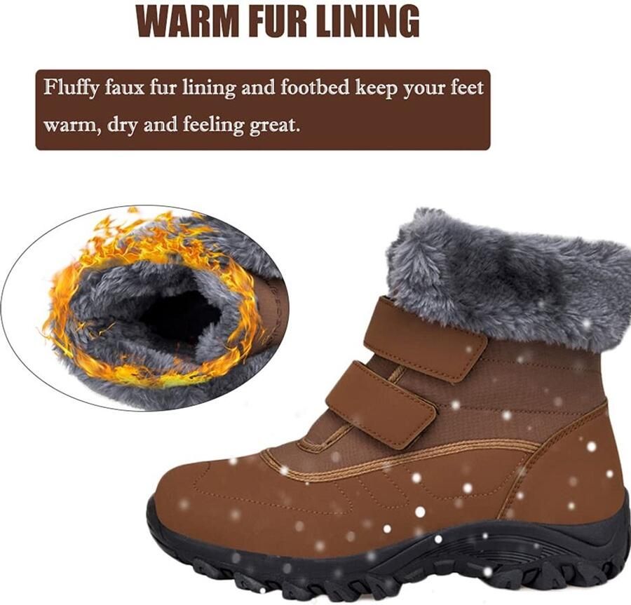 SolidKeus Warme Waterdichte Winterschoenen voor nen en