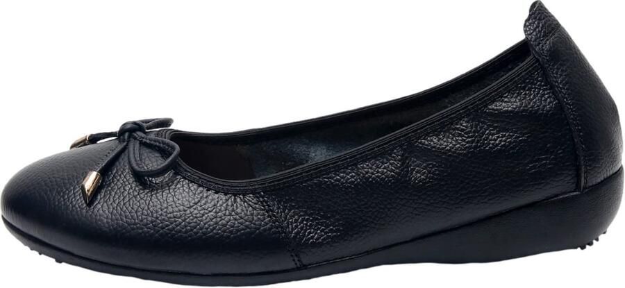SolidKeus Zachte Loafers met Strik van Echt Leer voor Dames