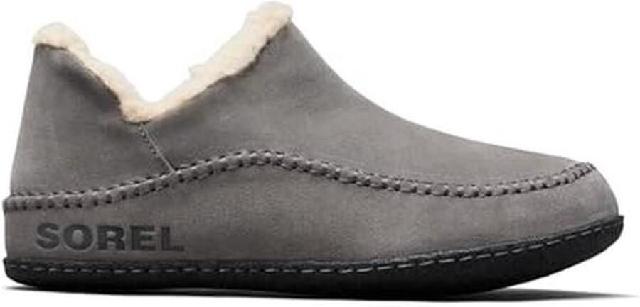 Heren Pantoffels met Zachte Suède Buitenkant en Faux Fur Voering