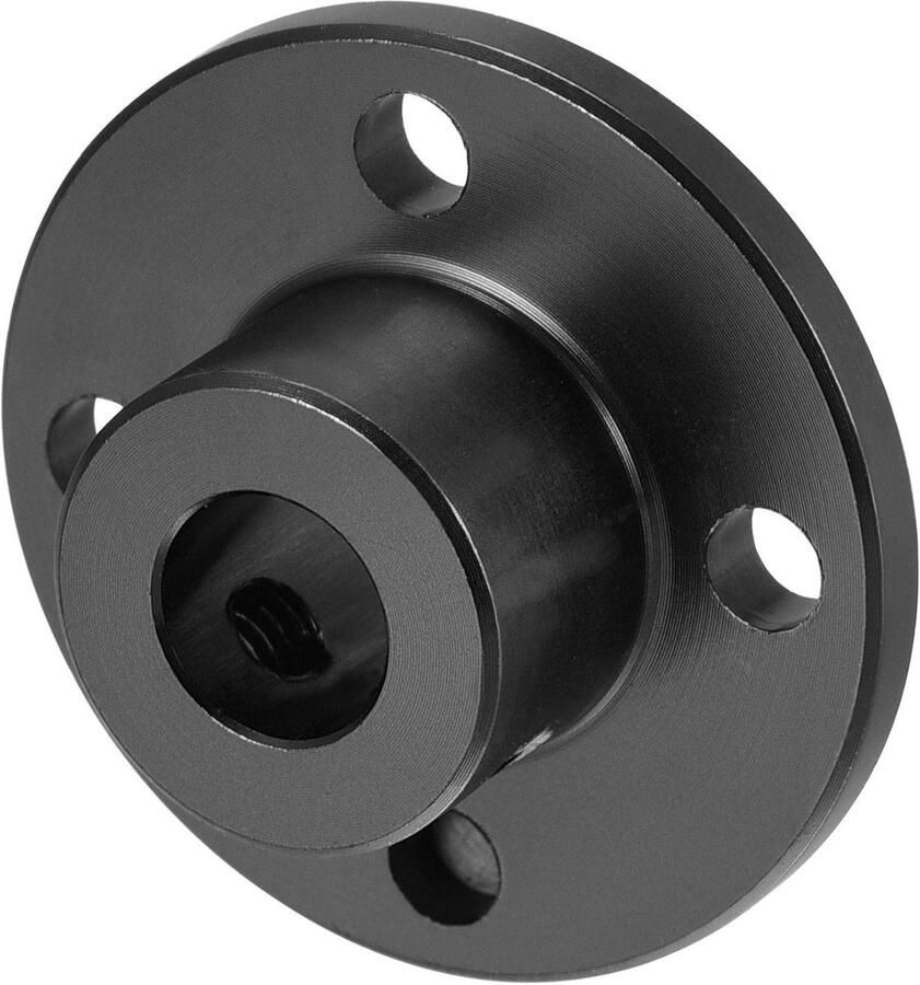 Sourcing map ID 8mm H13xD10 flenskoppeling motorgeleiding as koppeling motorstekker zwart