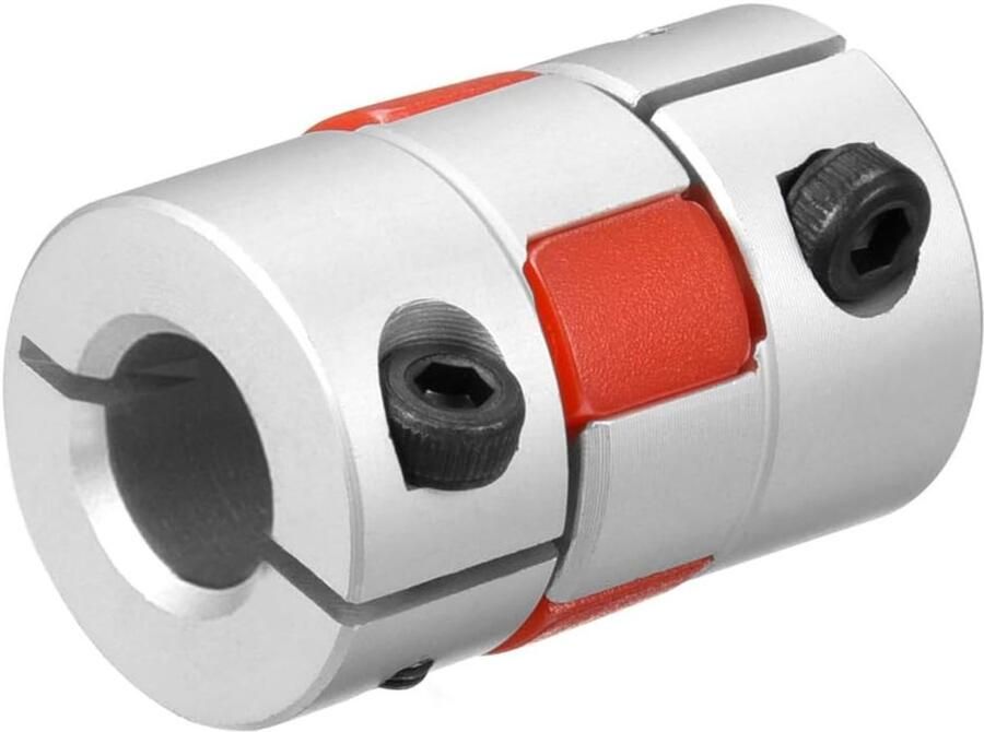 Sourcing map Wellenkupplung 10 mm tot 10 mm boring L30xD20 flexibel koppelingsgewricht voor servo stapmotor