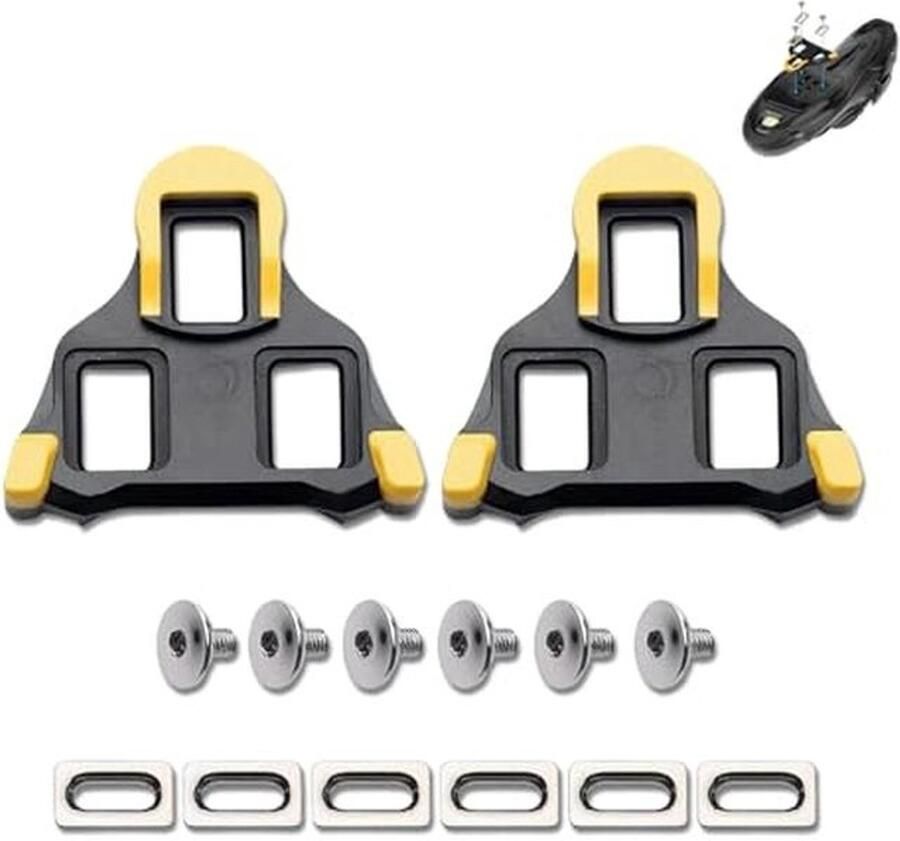 SPD Cleats voor Fietspedalen Duurzame en Antislip Klikpedalen voor Racefietsen en Indoor Fietsen