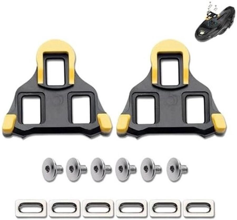 SPD Cleats voor Fietspedalen Duurzame en Antislip Klikpedalen voor Racefietsen en Indoor Fietsen