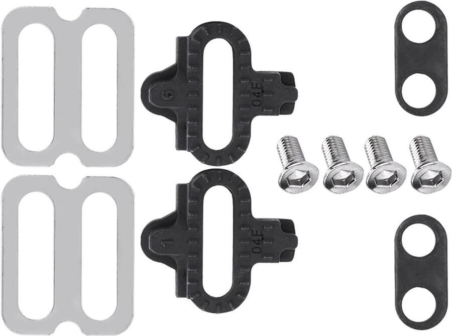 SPD Mountainbike Pedaalplaatjes Set voor Fietsschoenen Geschikt voor MTB