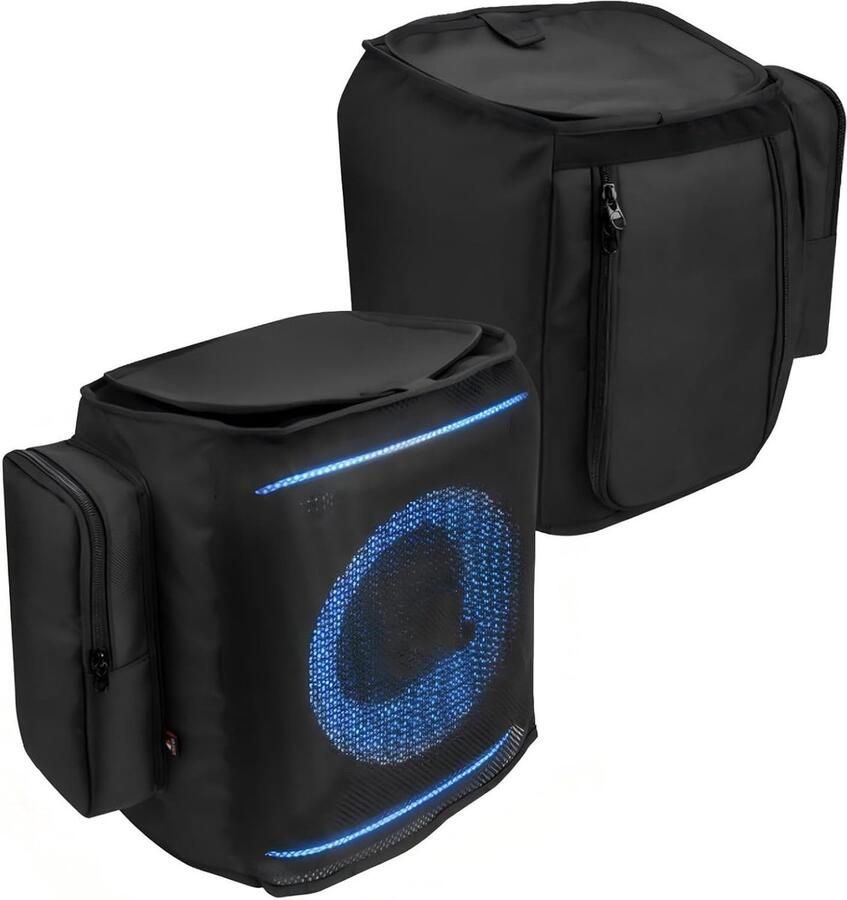 Speaker Case Beschermhoes voor JBL PartyBox Encore 2 2 Essentiële Draagbare Luidspreker Outdoor Party Reizen Stofkap Ademend Mesh Sleeve w Opbergzak voor Microfoons Accessoires