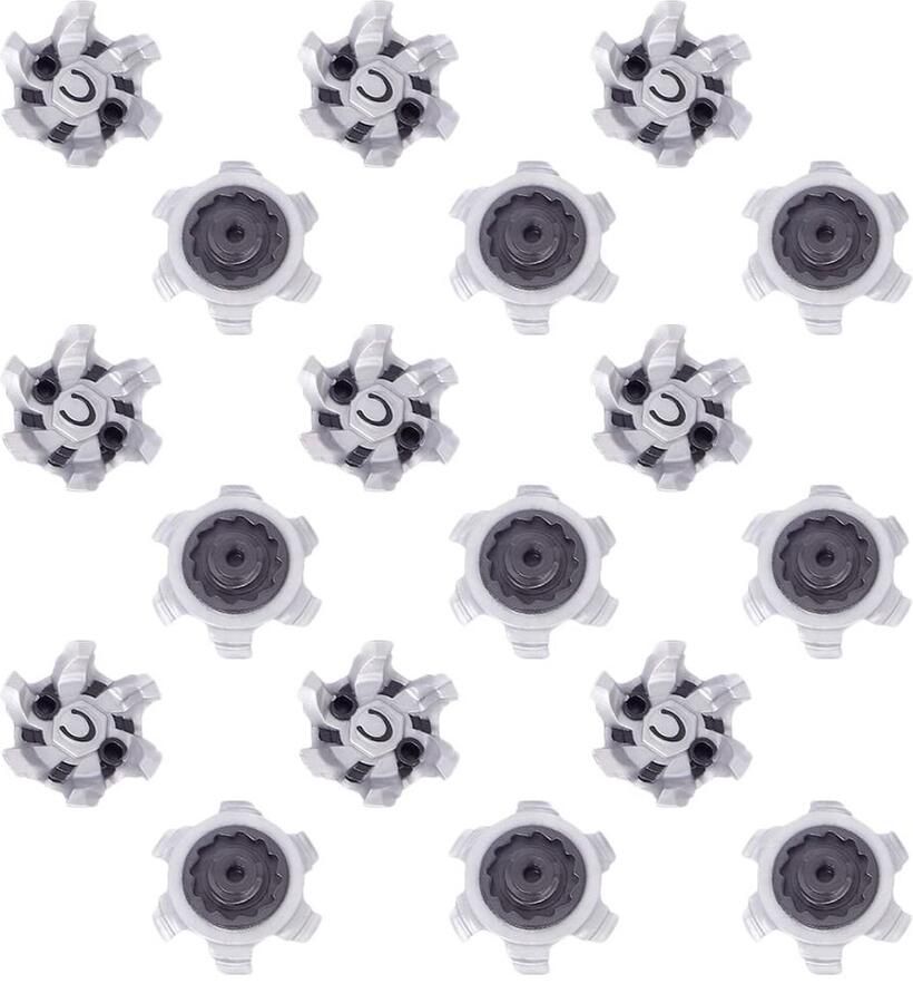 SPHs Golfschoenen-spikes 18 stuks rubberen spikes Zachte spike-noppen Reserve-noppen voor golfschoenen Geschikt voor schroefsluiting