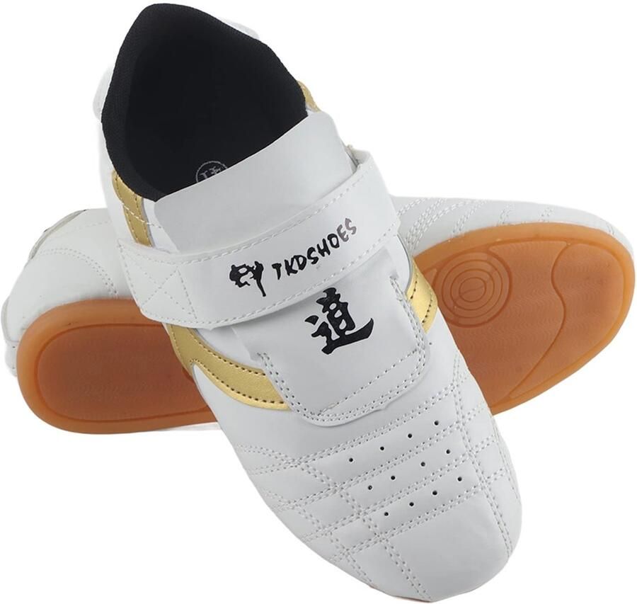 Dailygoods- Kung Fu Schoenen Taekwondo Sport PUSole TPR Rubber Lichtgewicht Geschikt voor volwassenen kinderen Martial Arts Schoenen