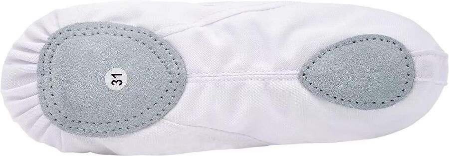 Splitzool Ballet Schoenen Canvas Balletschoenen Roze Zwarte