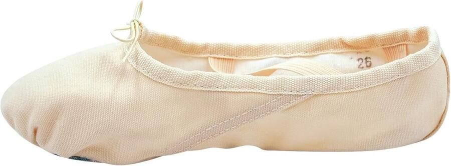Splitzool Ballet Schoenen Canvas Balletschoenen Roze Zwarte
