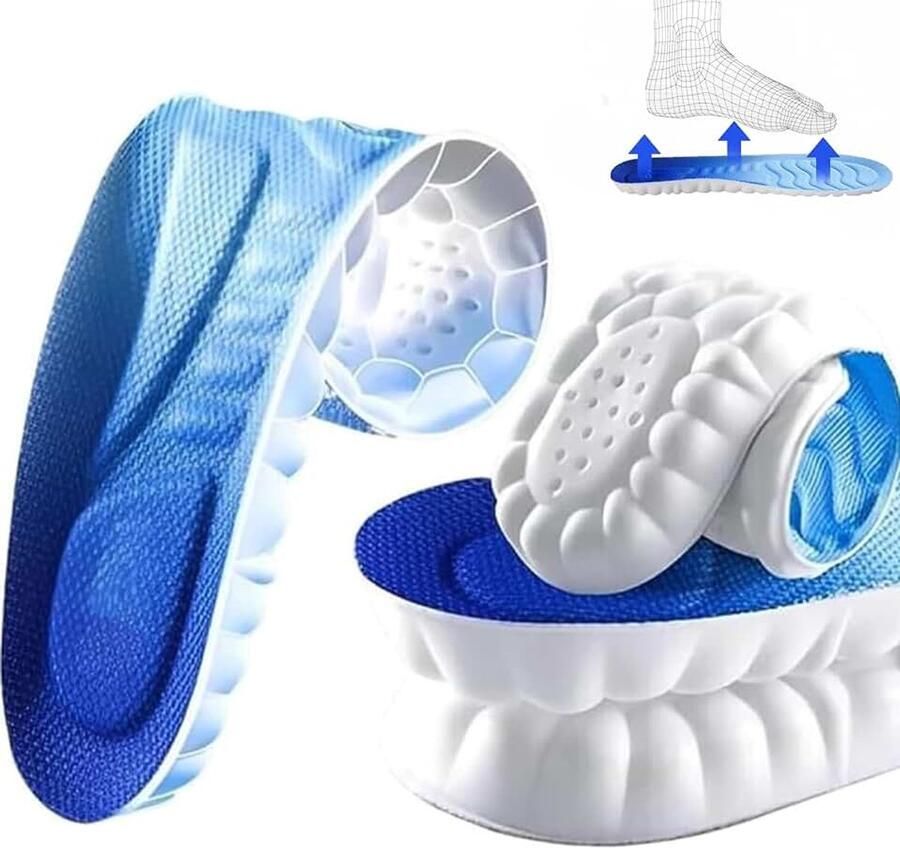 Sport-inlegzolen voor en orthopedische inlegzolen pijnverlichting plantaire fasciitis platvoetzolen schoenen inlegzolen zachte demping wandelschoenen
