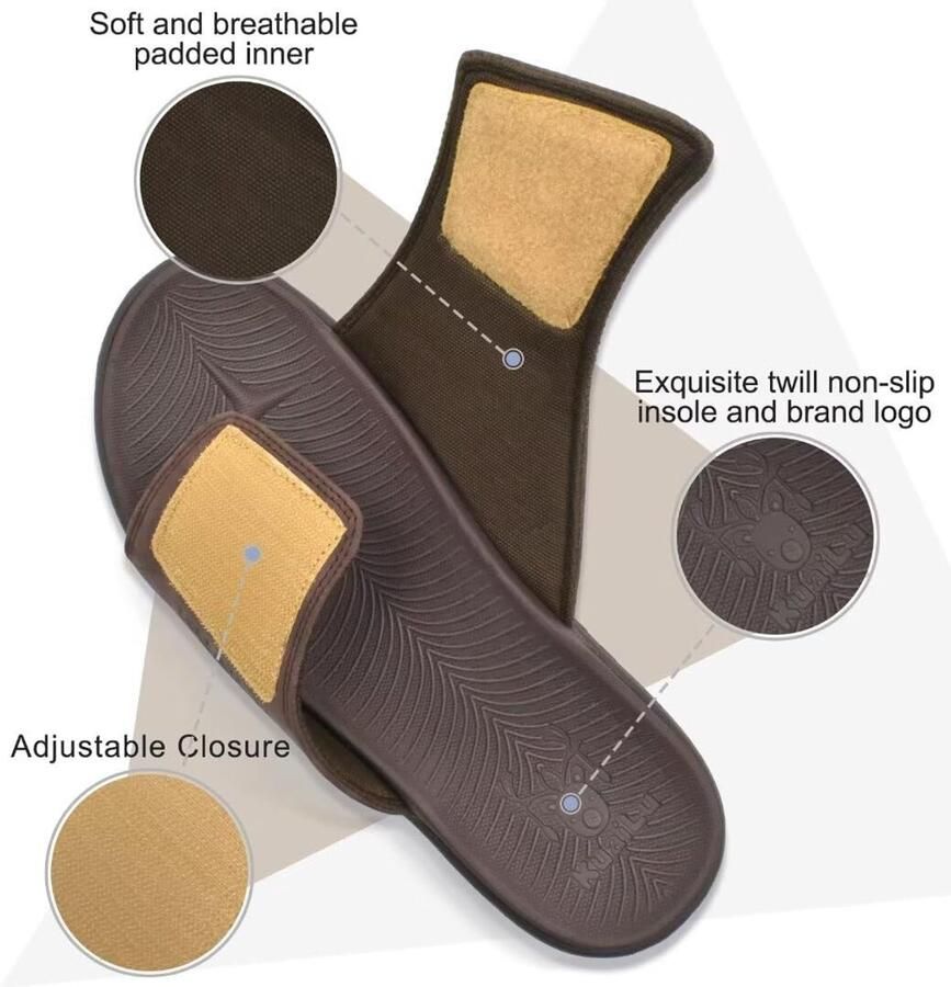 Sport Sandalen Bruin Zachte Kussen met Ondersteuning Ideaal voor Zomer ShopVlot