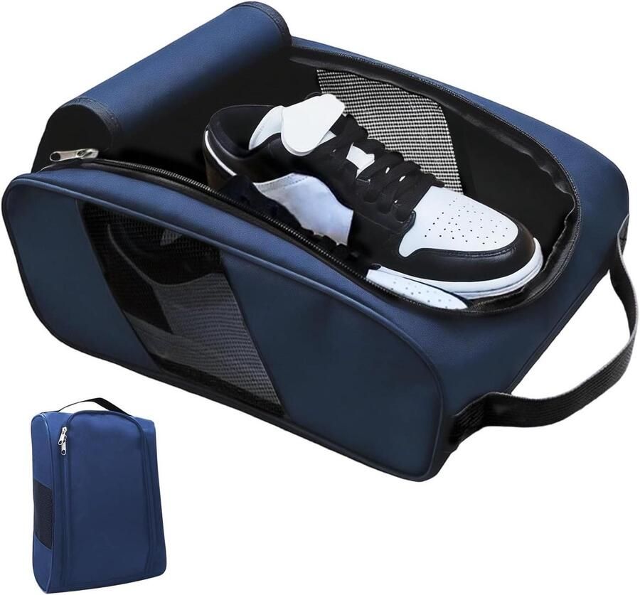 Sport schoenentas Reistas schoenen organiseren Waterdicht en ade d 37 x 22 x Marineblauw