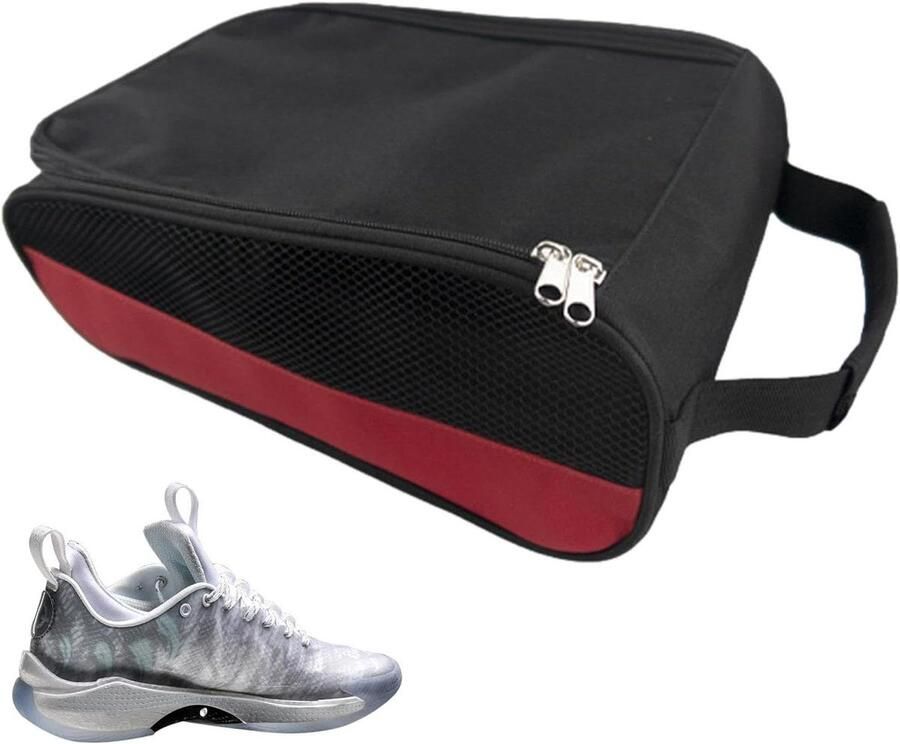 Sport schoenentas Sneaker tas Schoenendrager Schoenen opbergen Waterdicht Geventileerd 39.5 x 21.7 x Rood