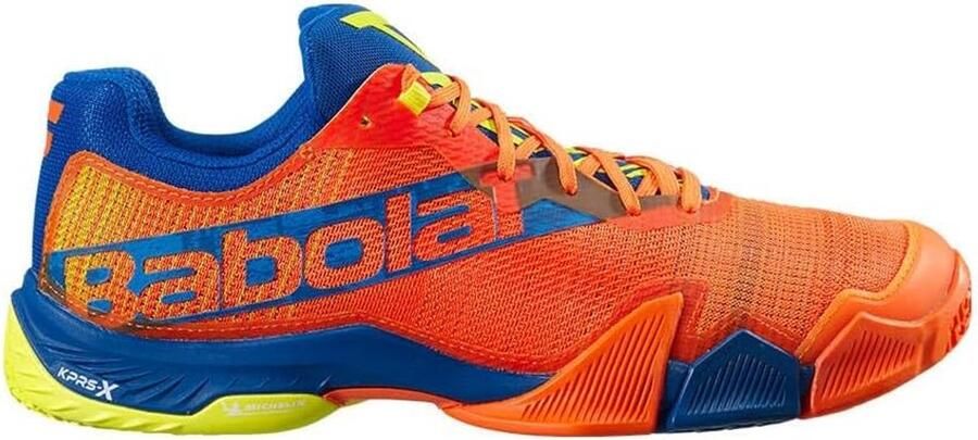 Sport Snelheidschoenen Tennis Sportschoenen Baan Prestaties Grip & Demping Systeem Blauw Oranje