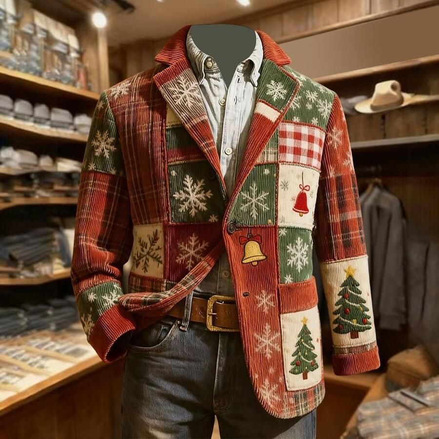 Sportieve corduroy jas moderne getailleerde pasvorm ideaal voor zakelijke en formele outfits en voor dagelijks gebruik