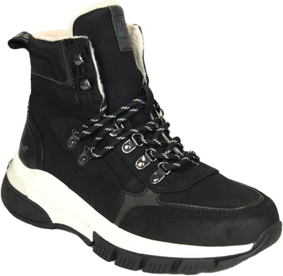 Sportieve enkellaarsjes met rits en warme voering