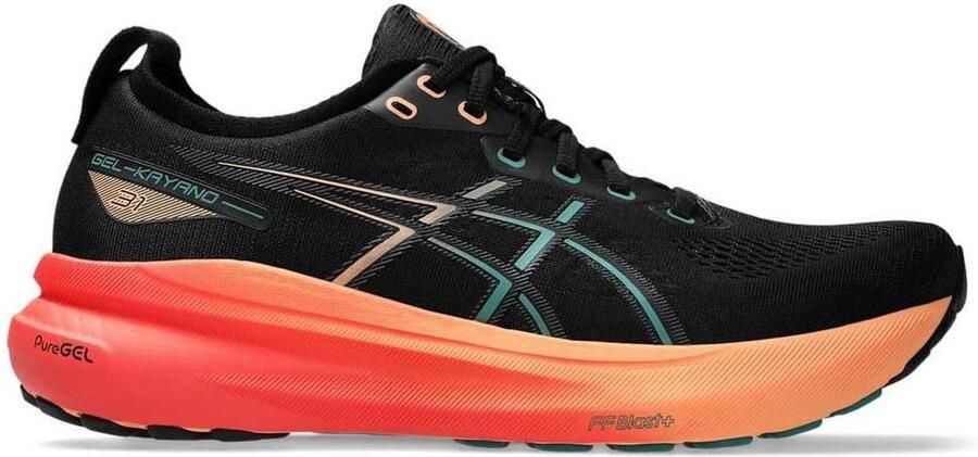 Sportieve Heren Schoen Hardloopschoen Prestatie Verbeteren Dempend Comfort Zwart
