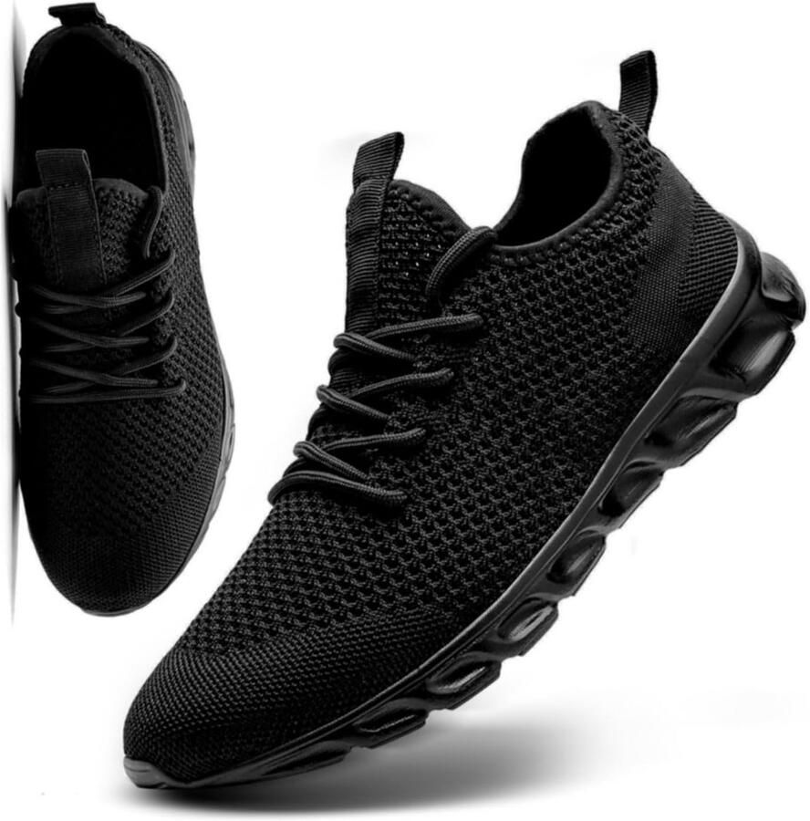Herensneakers Ademend Lichtgewicht Wandelschoenen Sportschoenen voor Fitness en Vrije Tijd