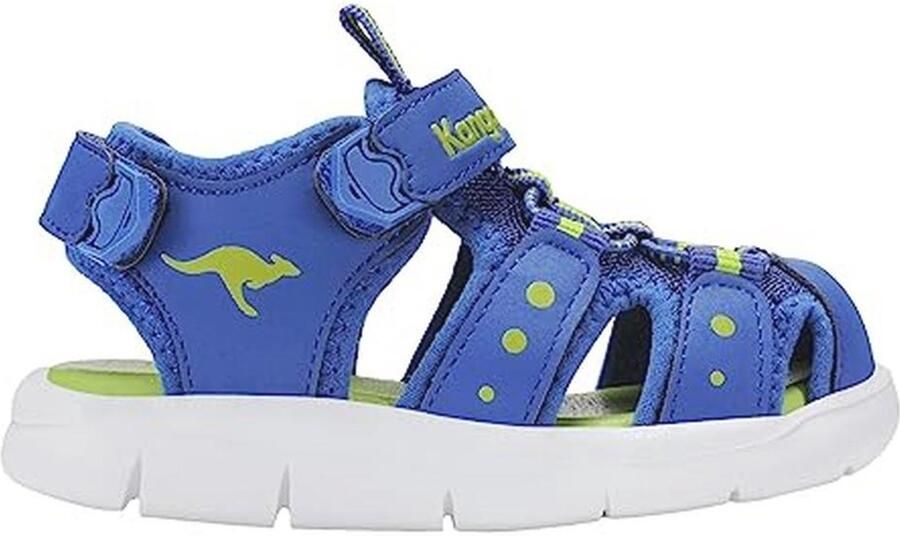 Sportieve Kindersandalen met Beschermde Tenen in Coole Tweekleurige Look