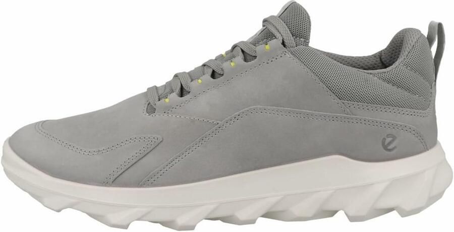 Sportieve lage sneaker voor heren met leder en textiel