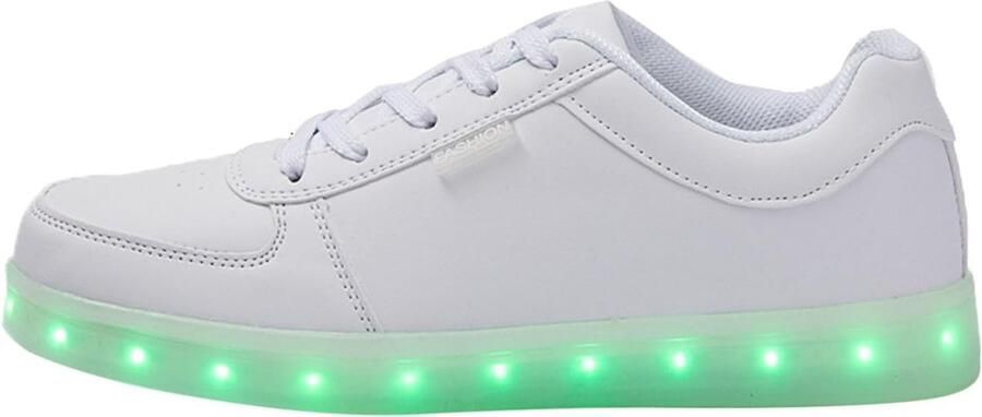 Sportieve LED Sneakers voor Dames met USB Functie in Goud en Zilver Comfortabele Low Trainers voor Actieve Lifestyle