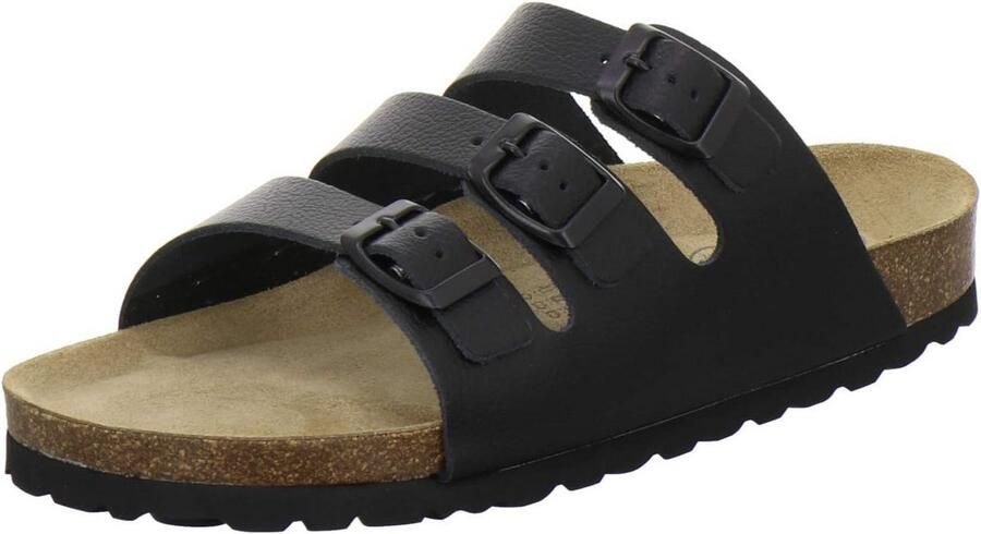 Sportieve Leren Damessandalen Comfortabele Platte Instapschoenen