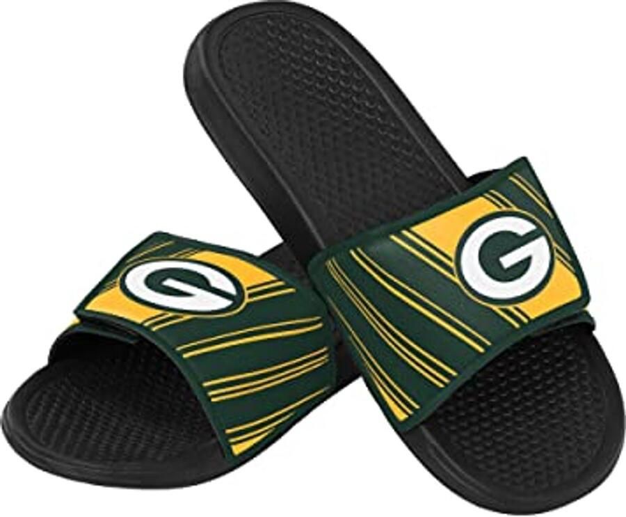 Sportieve slippers met gel en NFL-teamlogo voor mannen