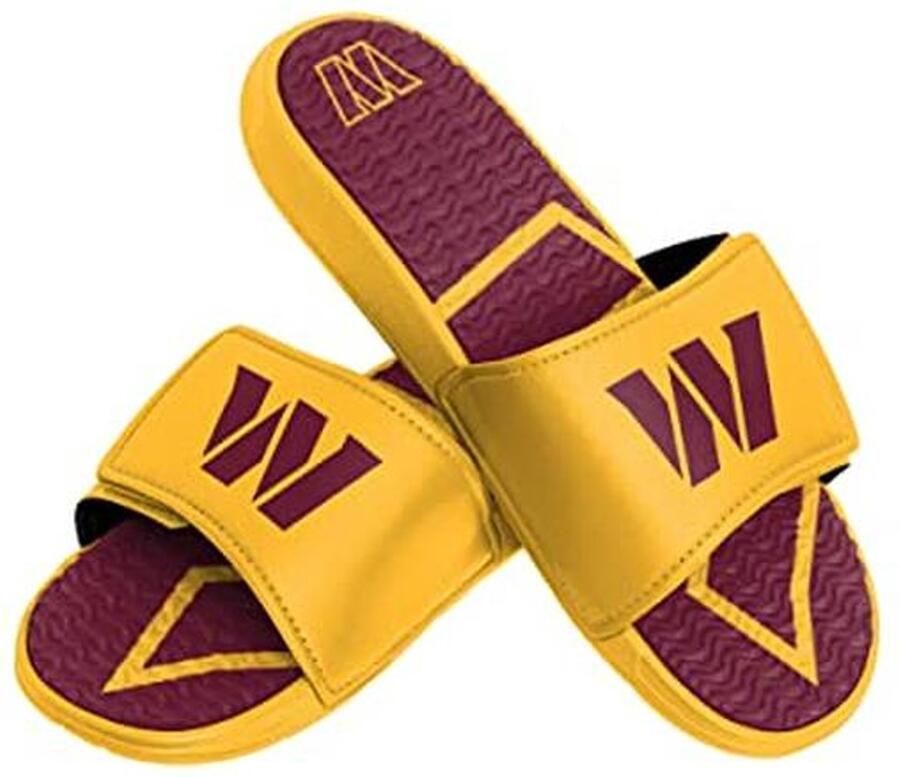 Sportieve slippers met gel en teamlogo voor mannen