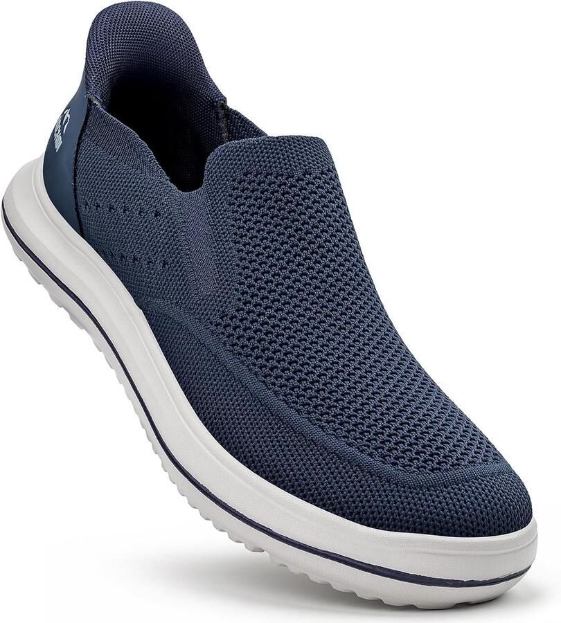 Sportieve trainers heren handsfree instap lichtgewicht mesh comfortabel joggen ShopVlot