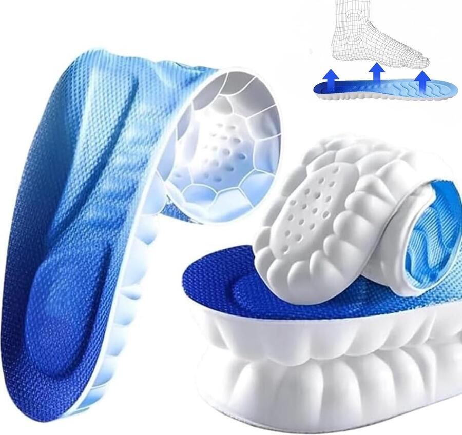 Sportinlegzolen schoenen voor en orthopedische inlegzolen pijnverlichting plantaire fasciitis platvoet schoenen inlegzolen zachte demping wandelschoenen