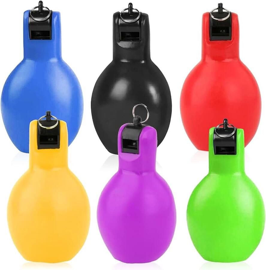 Sportlessen 6 stuks scheidsrechterfluitje trilerfluitje voor noodgevallen beste sportfluitje voor scheidsrechters sportleraren hondentrainers traineraccessoires voetbal