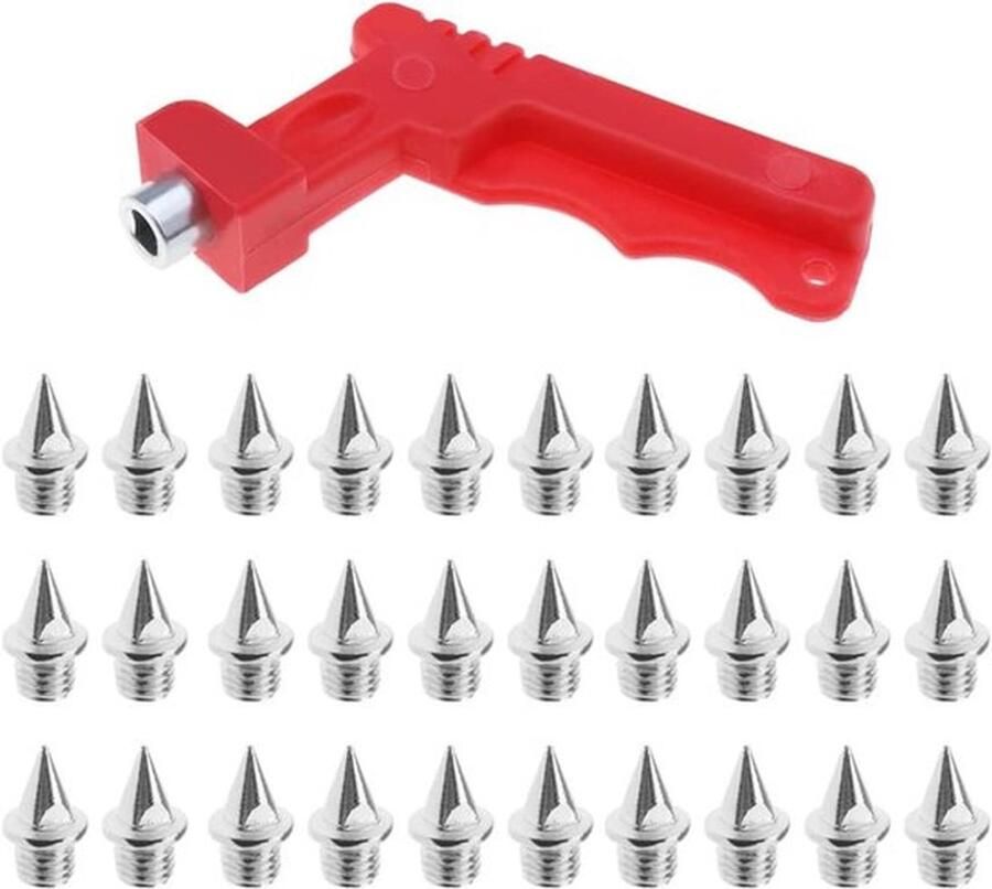 Sportschoen Spikes Vervanging Stalen Spikes 30 stuks 7mm Track Schoenen Lange Sprong Geschikt voor Sportschoenen Track and Field Sprint