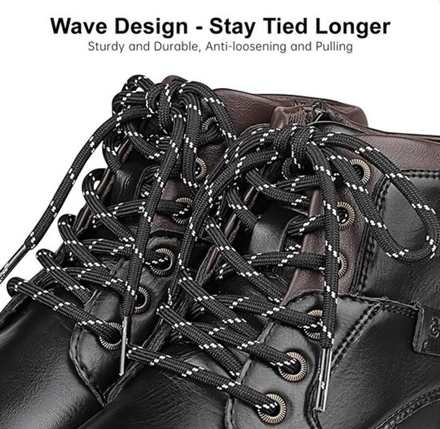 Sportschoenen 3 Paar Ronde Veters 4mm Dikte Duurzaam Polyester Geschikt voor Sneakers Comfortabel en Zacht
