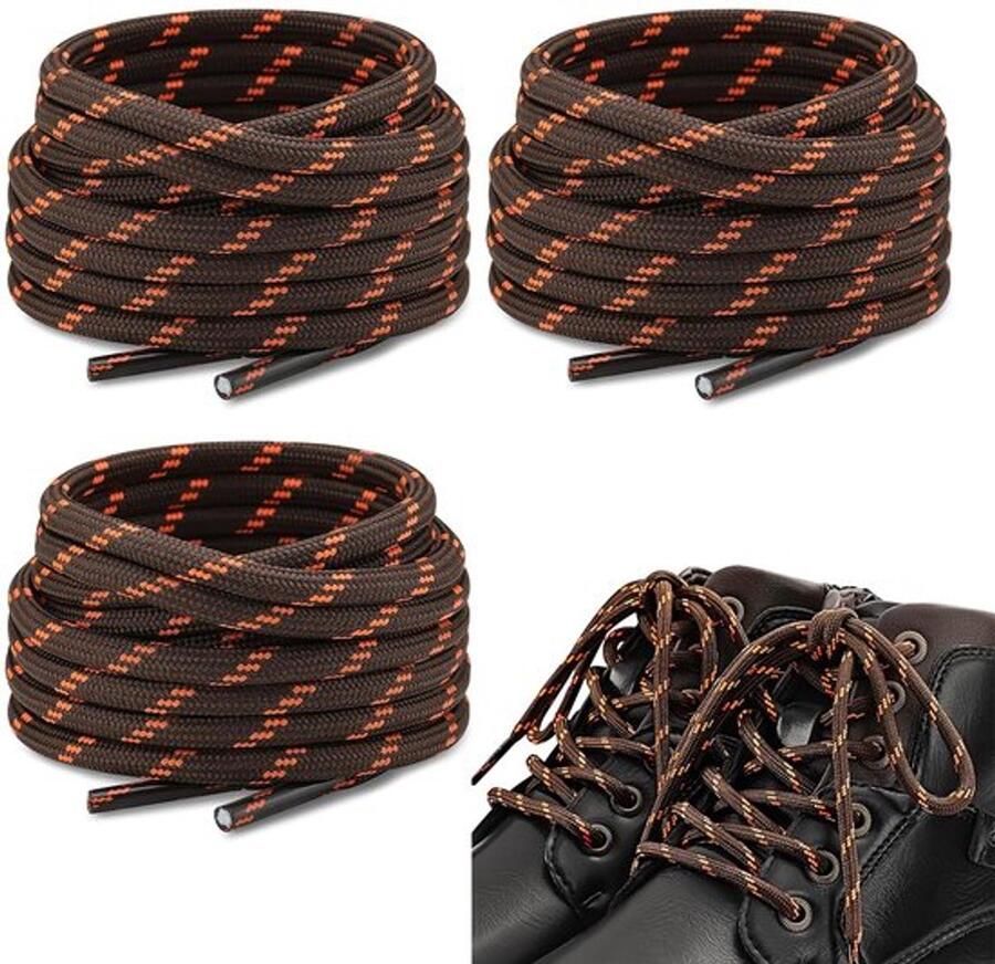 Sportschoenen 3 Paar Veters Rond 4 mm Elastisch Duurzaam Hoogwaardige Polyester Geschikt voor Sneakers