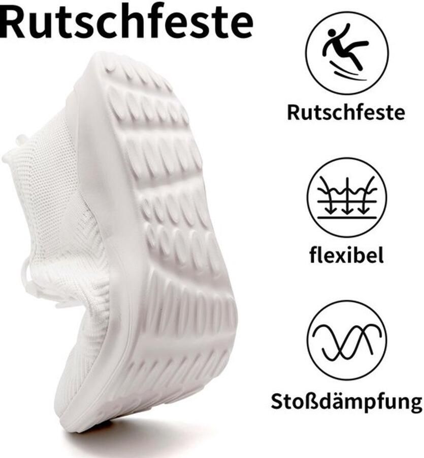Sportschoenen Dames Ademend Antislip Comfortabele Binnenzijde Duurzaam Lichte Wandelschoenen Geschikt voor Vrije Tijd Sneakers