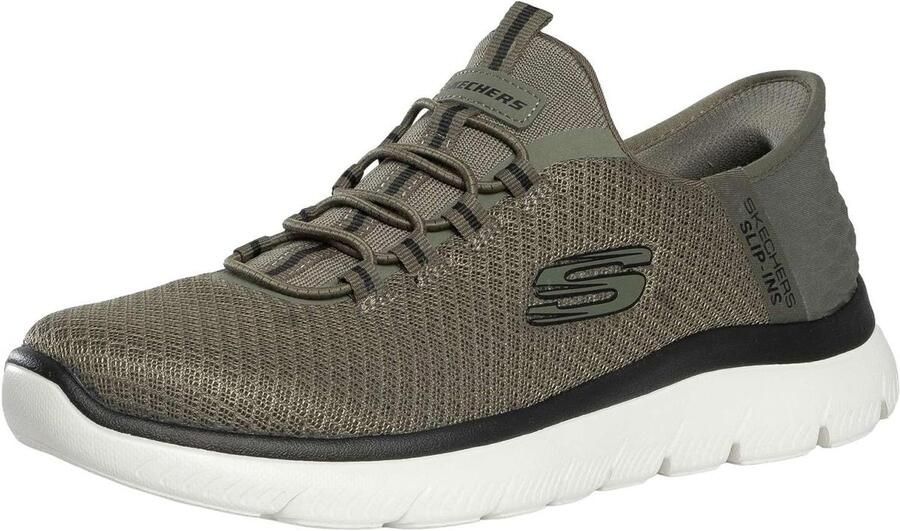Sportschoenen Heren Comfortabele Sneakers Dagelijks Gebruik Dempen met Memory Foam Zwart