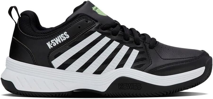 Tennisschoenen Heren Gras Baan Schoenen Sporten Spelen Optimale Grip Zwart