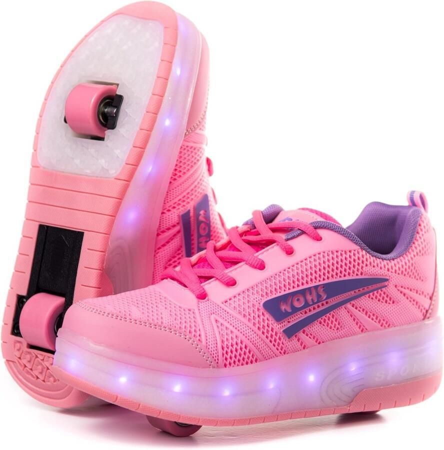 Sportschoenen met Intrekbare Wielen Sneakers voor Kinderen en Volwassenen