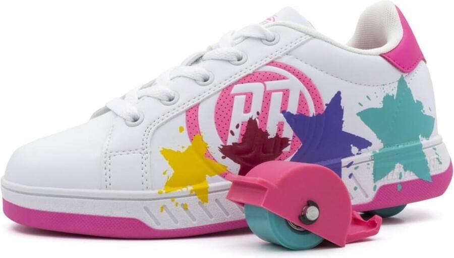 Sportschoenen met wielen voor en in- en uitschuifbaar