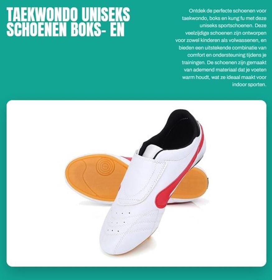Sportschoenen Uniseks Taekwondo Boksen Kung Fu Gymnastiekschoenen Voor Kinderen Volwassenen Lichtgewicht en Comfortabel Vechtsportschoenen