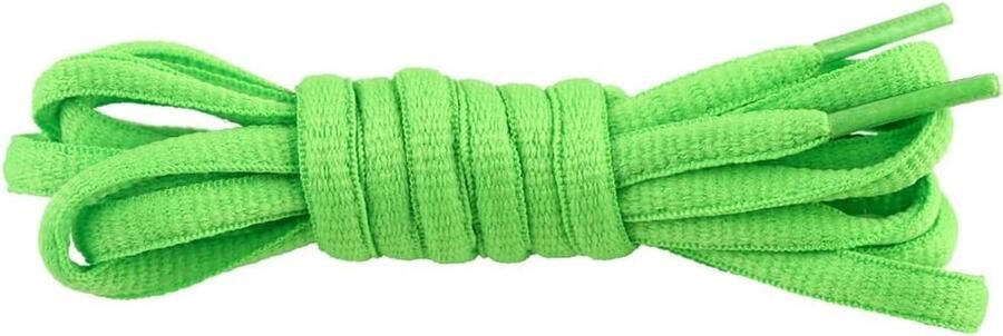 Sportschoenen Veters Vervangende Schoenveters Schoenen Vernieuwen Scheurvast Polyester Groen