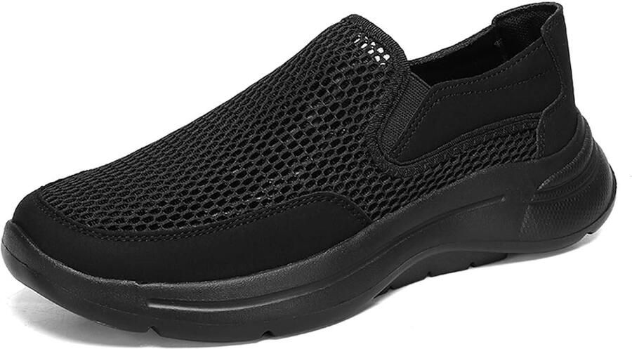 Sportschoenen voor heren voor wandelen en autorijden retro modieuze herenschoenen lakleer leren schoenen instapschoenen lichtgewicht ademend vrije tijd straatloopschoenen