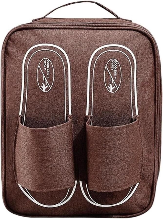Sporttas Schoenen Gymtas Sport organiseren Veelzijdige opbergruimte 23x14x Bruin