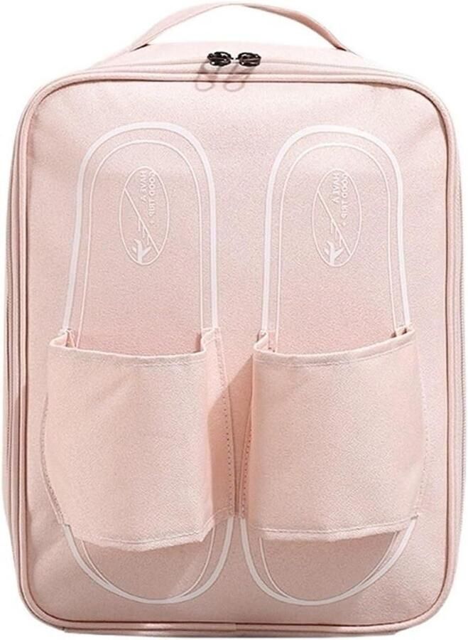 Sporttas Schoenentas Gymtas Schoenen Opbergen Lichtgewicht Draagbaar 23 x 14 x Roze