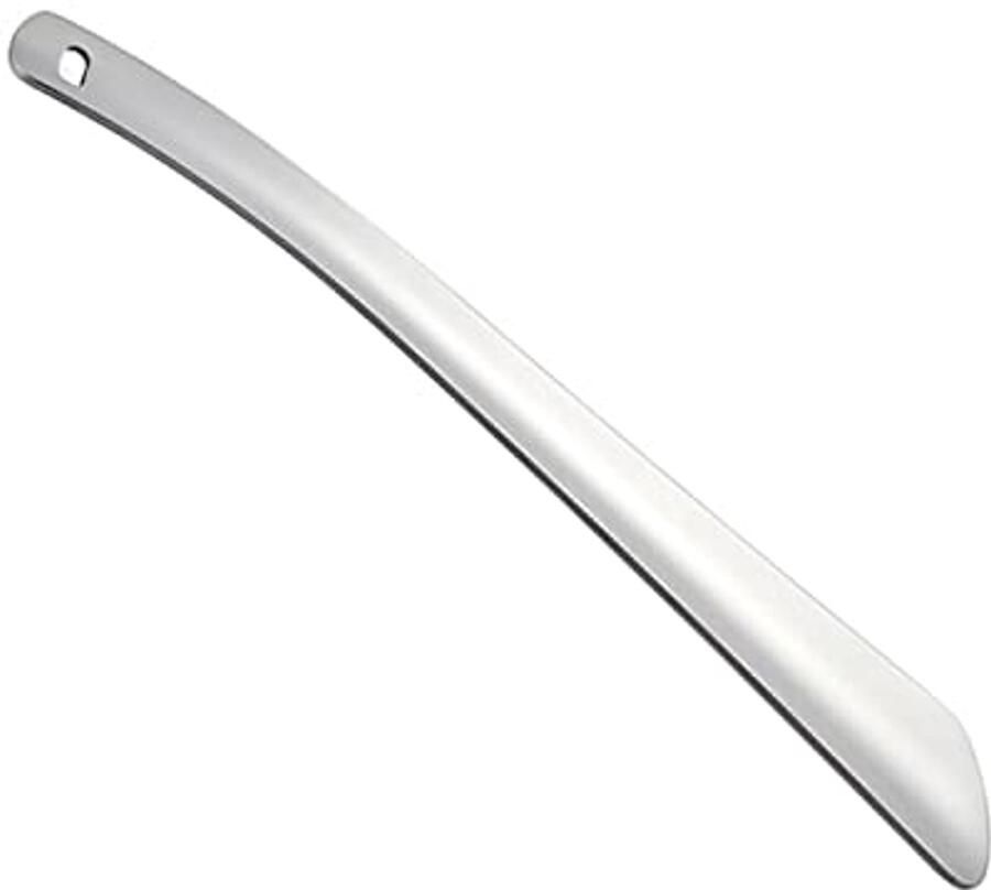 Stabiele Schoenlepel van Roestvrij Staal Duurzaam en Handig Geschikt voor Alle Schoenen